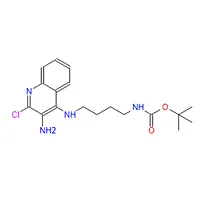 Carbamic acid, N-[4-[(3-amino-2-chloro-4-quinolinyl)amino]butyl]-, 1,1-dimethylethyl ester
